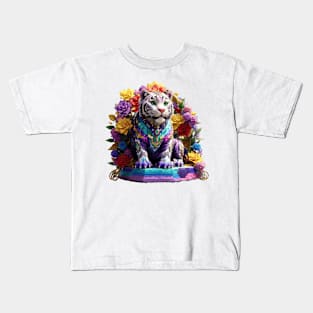 Rainbow Tiger Kids T-Shirt